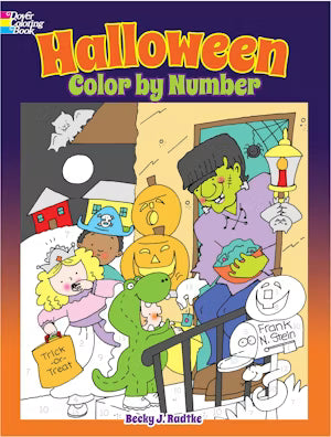 Dover Halloween Color By Number