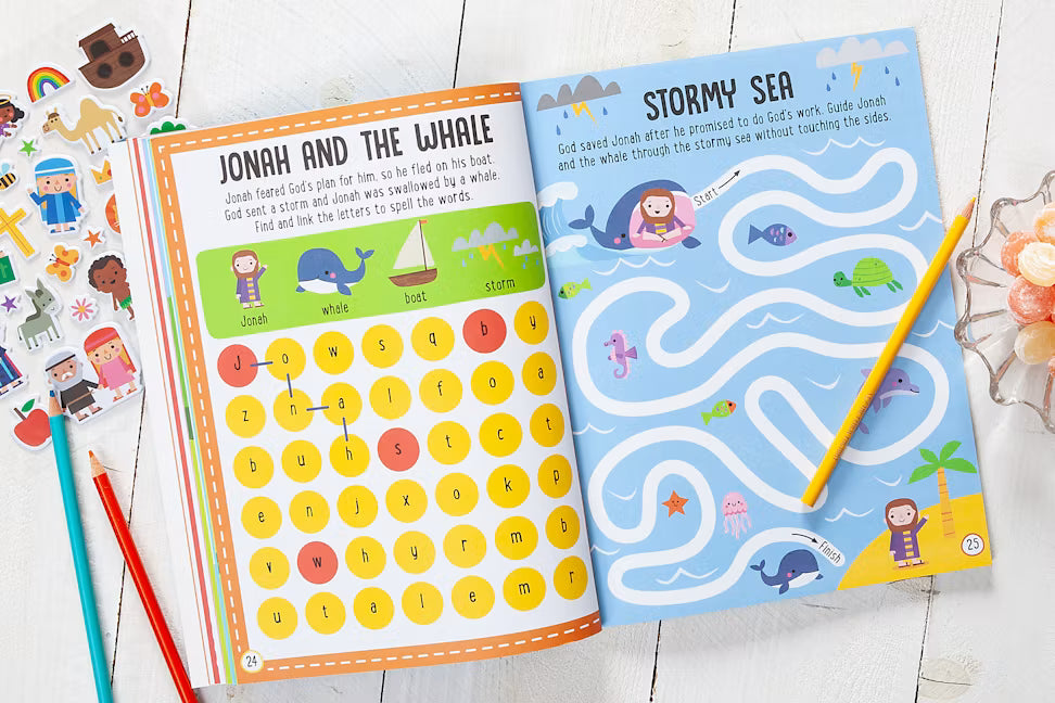 Broadstreet Publishing My Bible Stories Activity Book for Girls