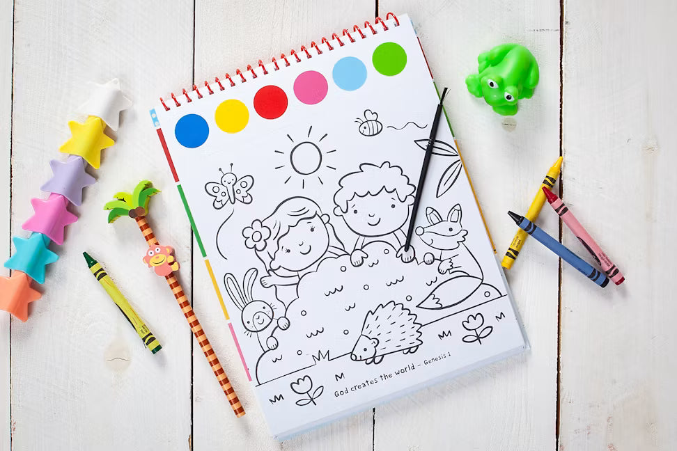 Broadstreet Publishing Cozy Club Bible Friends Art Pad