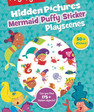 Mermaid Hidden Picture Puffy Sticker Playscenes