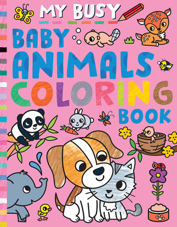 My Busy Baby Animals Coloring Book