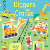 Little Stickers Book - Diggers and Cranes
