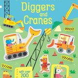 Little First Stickers Book - Diggers and Cranes