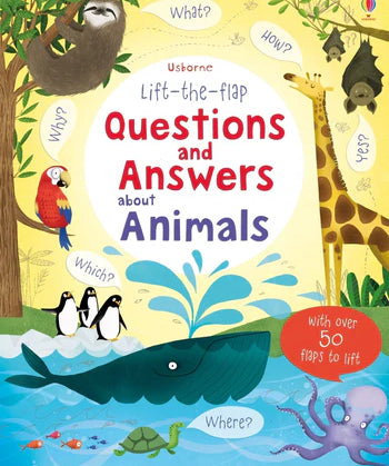 Usborne Books Lift-the-Flap Questions and Answers About Animals