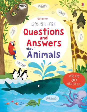 Usborne Books Lift-the-Flap Questions and Answers About Animals