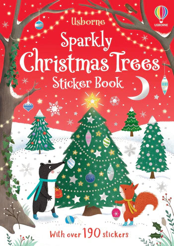 Usborne Sparkly Christmas Tree Sticker Book