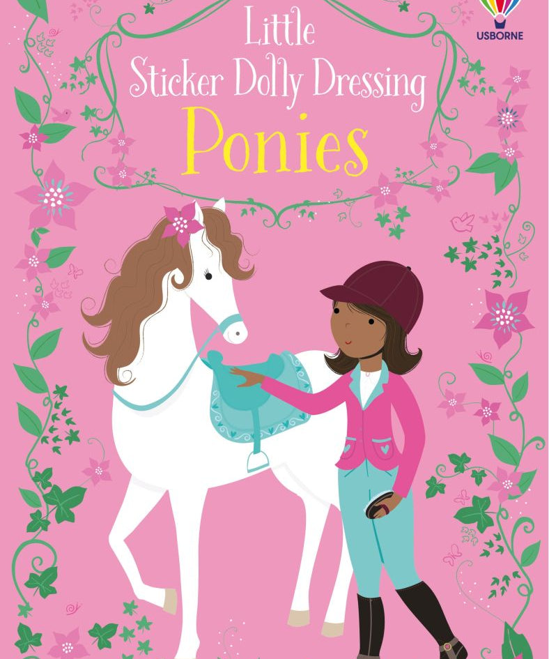 Usborne Books Little Sticker Dolly Dressing Ponies