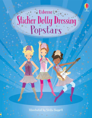 Usborne Books Sticker Dolly Dressing - Popstars