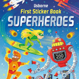 Usborne Books First Sticker Book- Superheroes