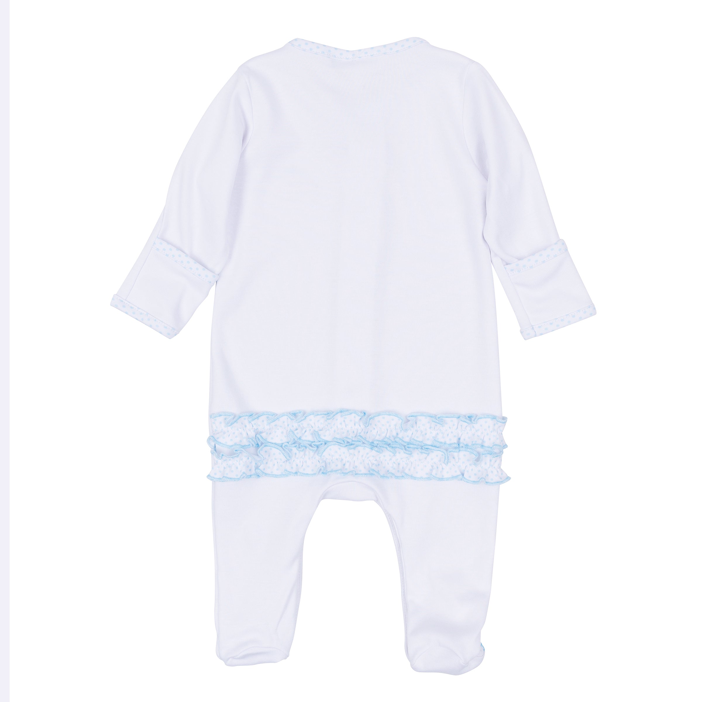 Magnolia Baby Prettiest in the Patch Ruffle Footie