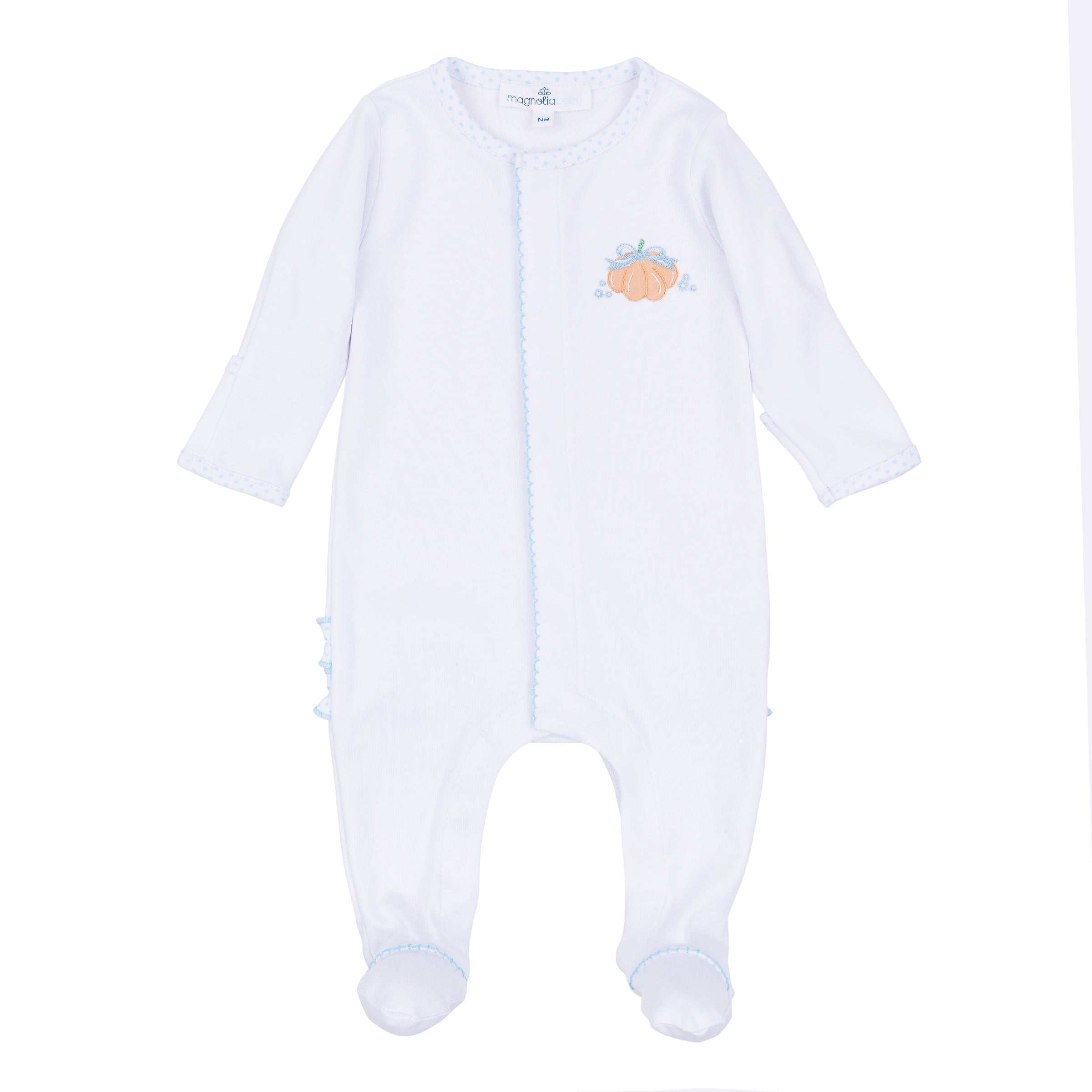 Magnolia Baby Prettiest in the Patch Ruffle Footie