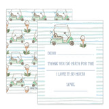Over The Moon Golf Thank You Notecards