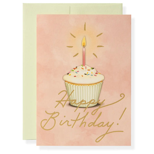 Karen Adams Golden Birthday Greeting Card