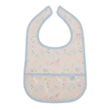 Apple of My Isla The Wipe It Bib- Unicorns