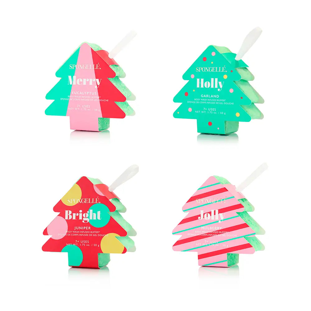 Spongelle Holiday Tree Christmas Buffer