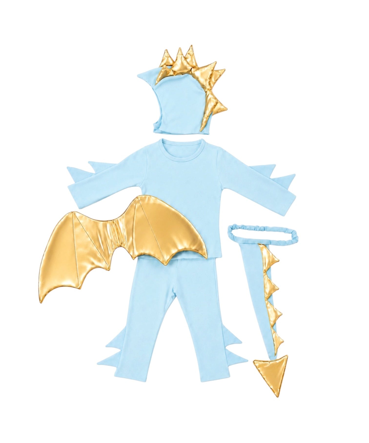 Sky Blue Dragon Costume