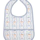 The Wipe It Bib- Sailboats