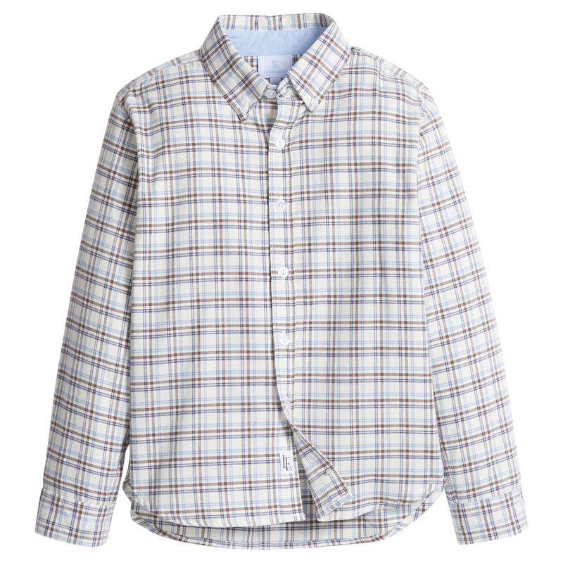 Little English Button Down Shirt - Clarkson Plaid