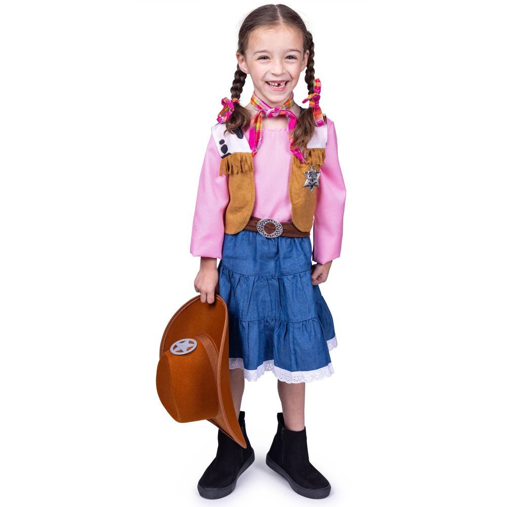 Dress Up America Western Cowgirl Costume - Kids