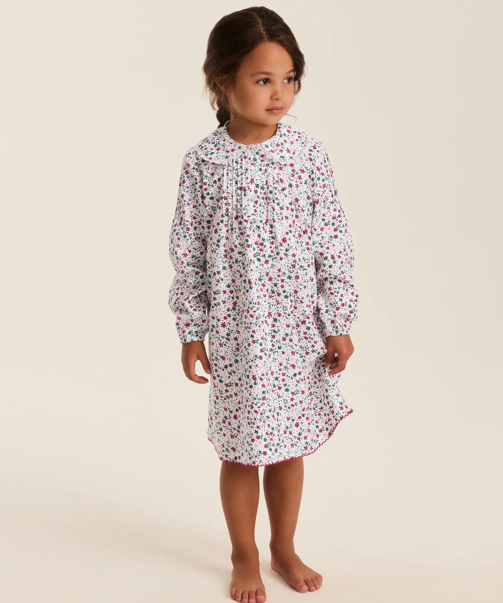 Petite Plume Winter Garden Twill Lola Nightgown