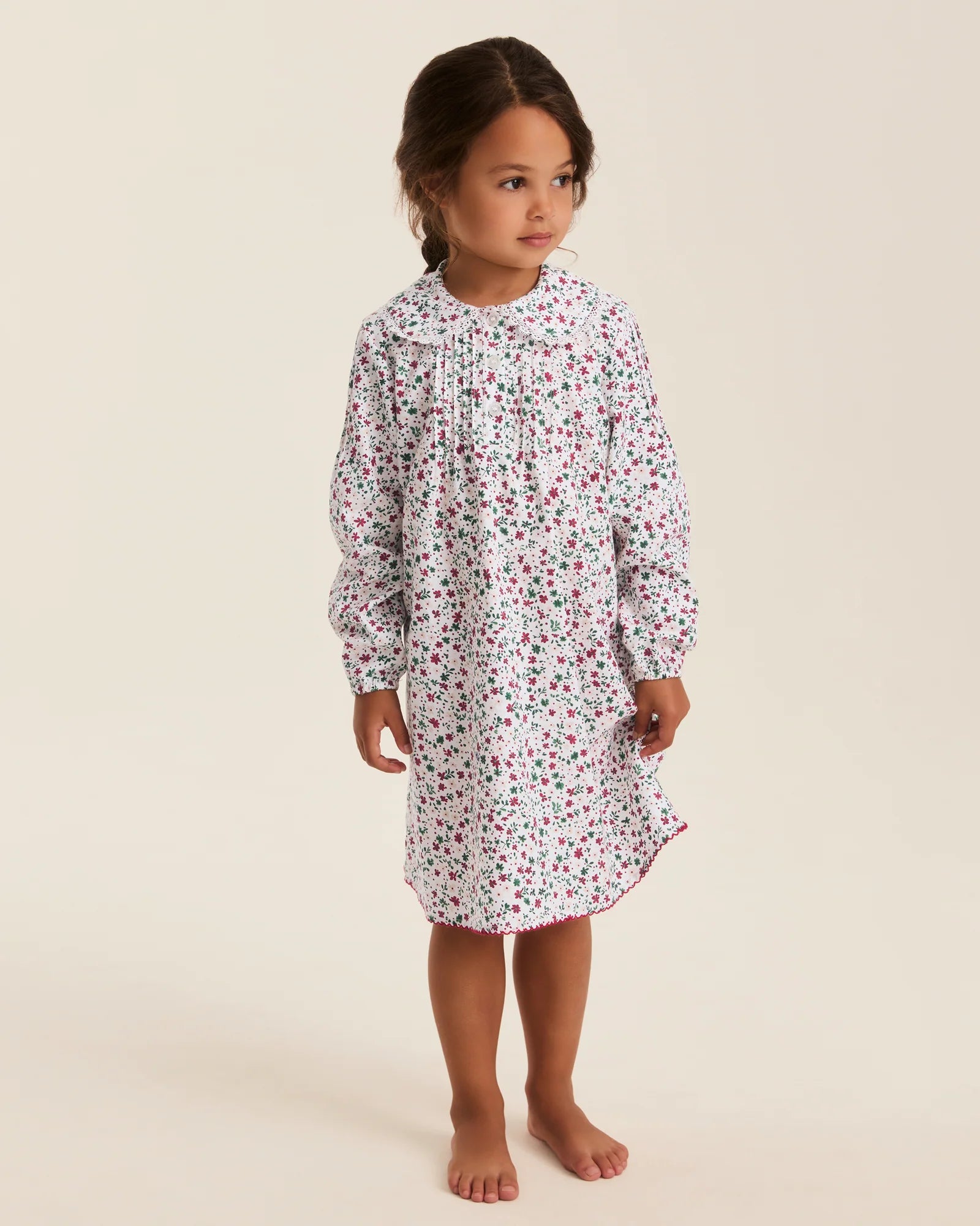 Petite Plume Winter Garden Twill Lola Nightgown