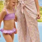 Minnow Girls Orchid Smocked Bikini