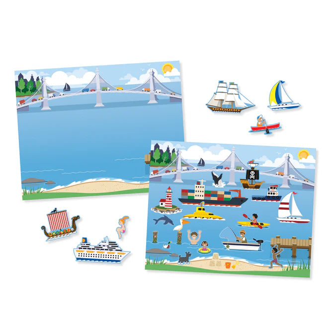 Melissa & Doug Reusable Sticker Pad - Vehicles