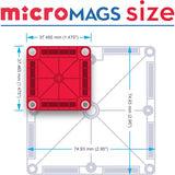 Magna-Tiles Micromags 26 Piece Travel Set