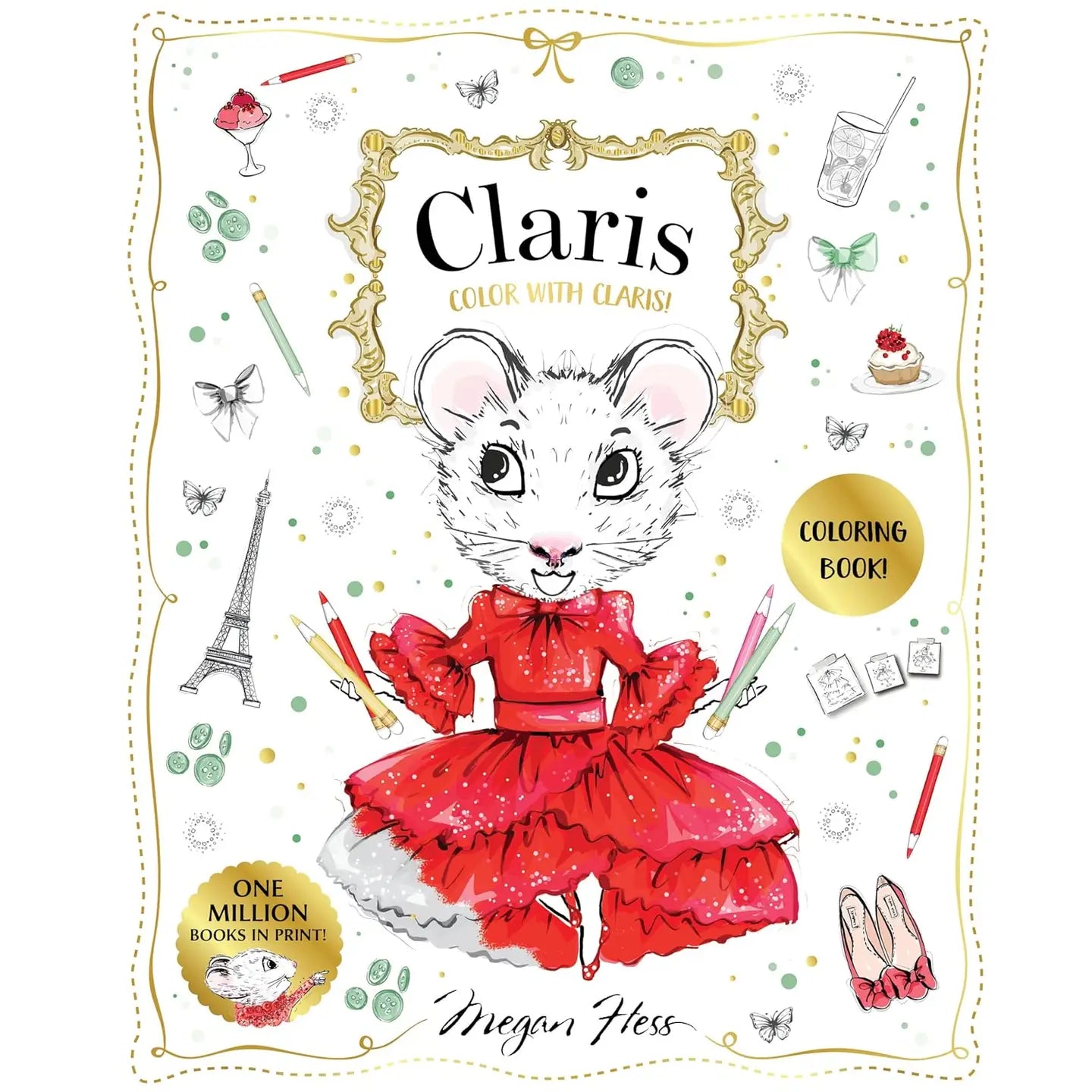 Chronicle Books Color With Claris Coloring Book