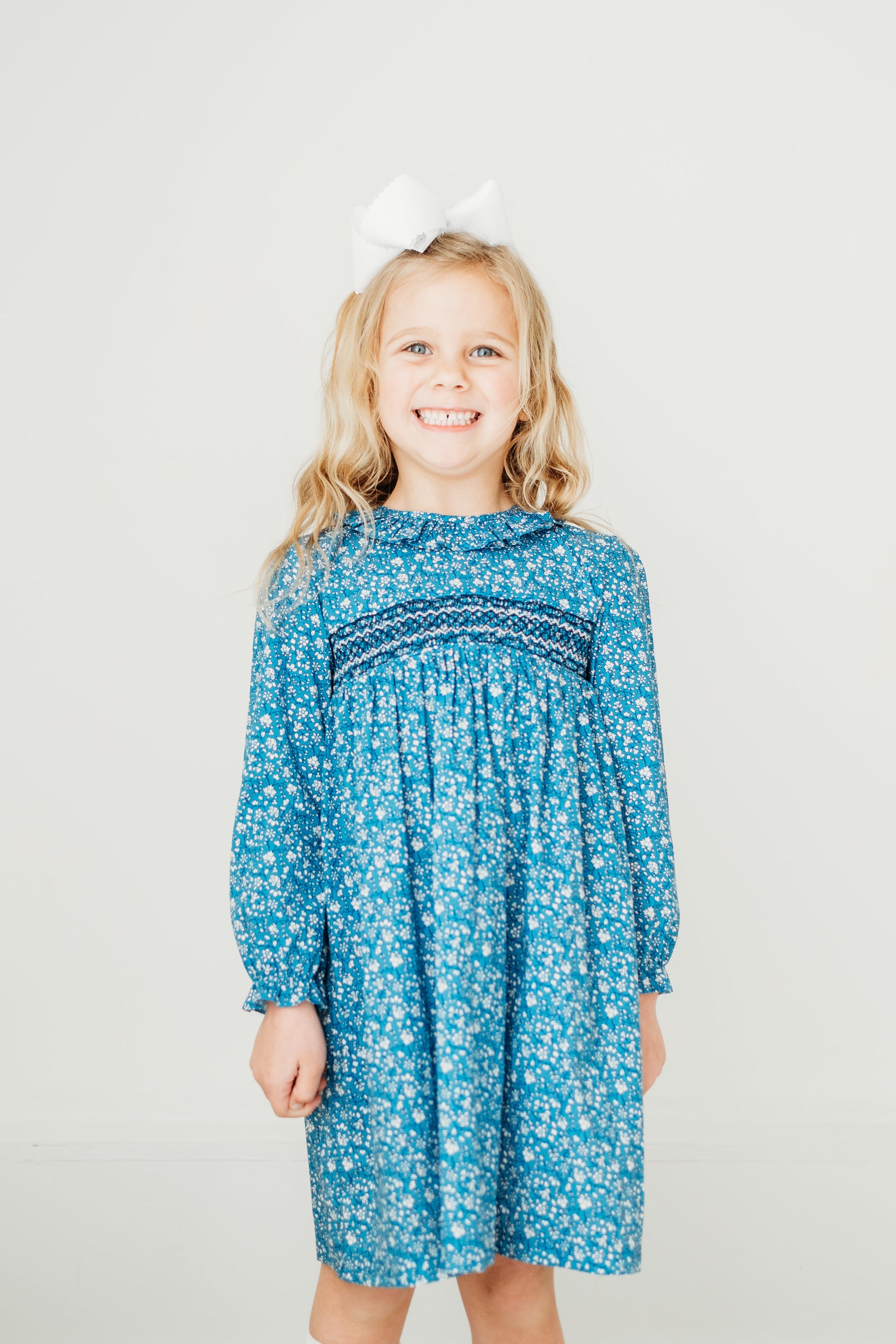 Maddie and Connor Claire Floral Smocked Dress