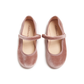 Children Chic Classic Velvet Mary Janes in Rose