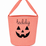 Bright Orange Trick or Treat Tote