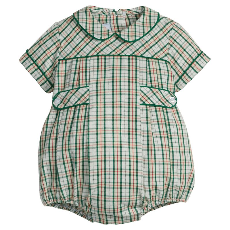 Little English Bennett Bubble - Mistletoe Tartan