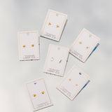 Screwback Stud Earrings - Hadley Gold