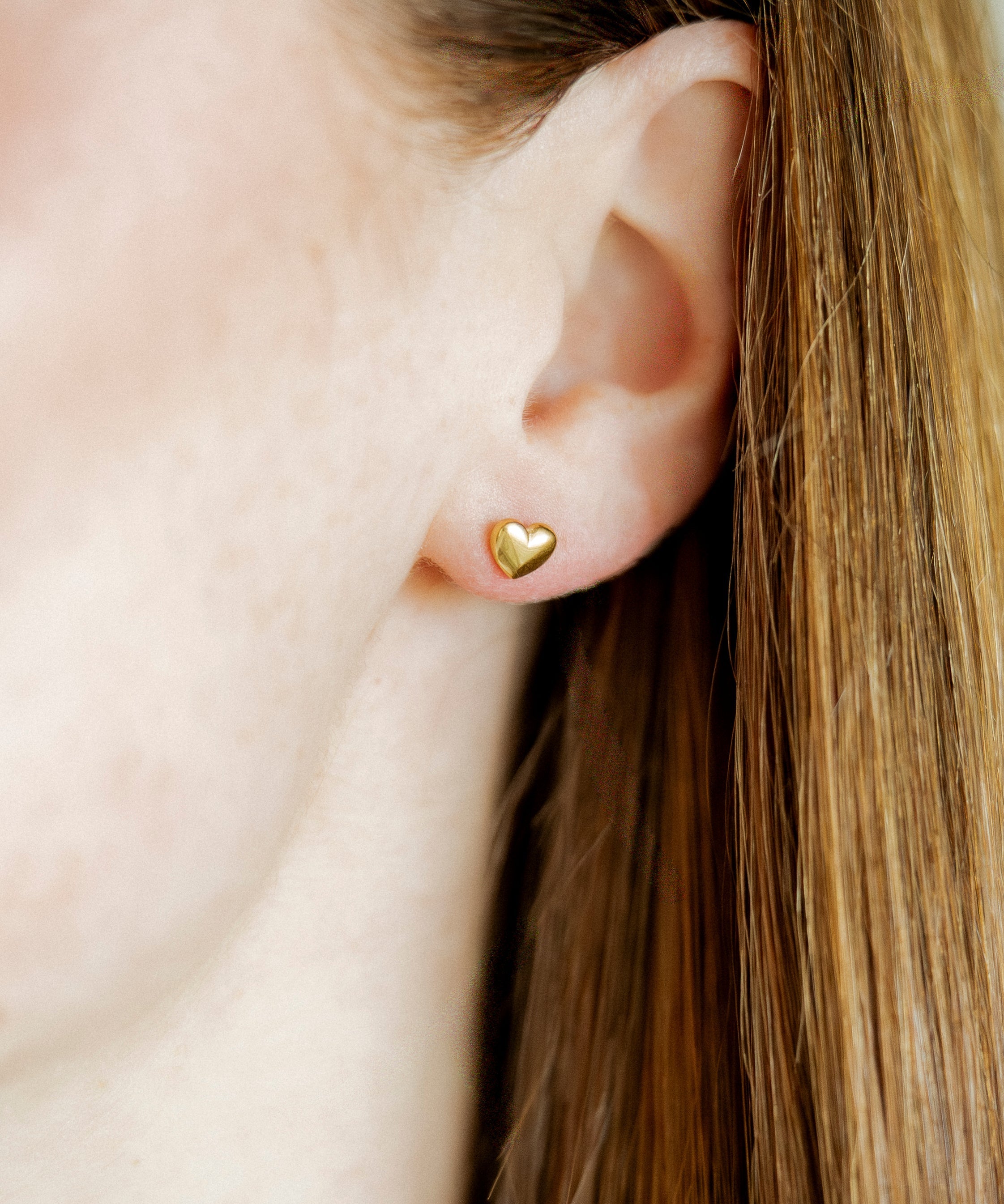 Screwback Stud Earrings - Hadley Gold