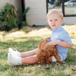 Lila and Hayes Will Performance Polo - Fetch Classic Blue