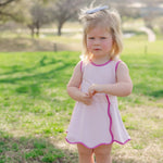 Lila and Hayes Taylor Girls' Performance Dress- Cotton Candy Pink