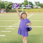 Lila and Hayes Lottie Girls' Dress - Pep Rally Purple