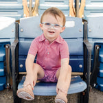 Lila and Hayes Austin Boys' Performance Shortall - Rambler Red