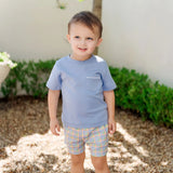 Walker Boys' Short Set - Harvest Gingham