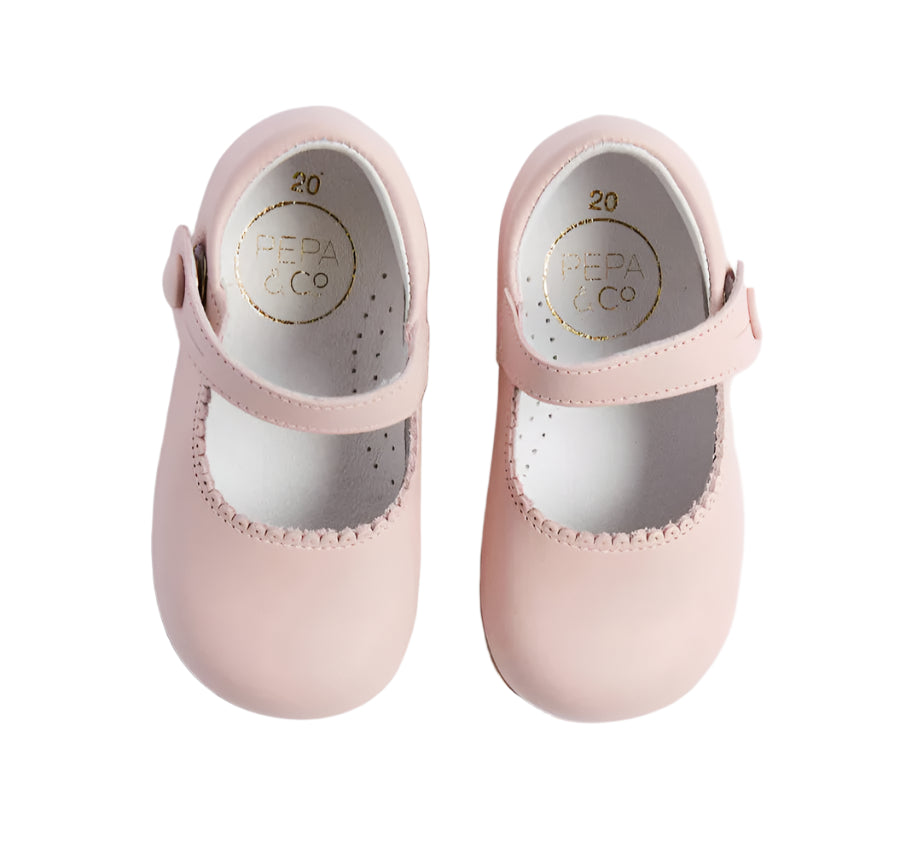 Pepa London Pink Mary Jane Baby Shoes 