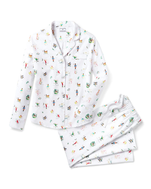 Petite Plume 12 Days of Christmas Twill Pajama Set