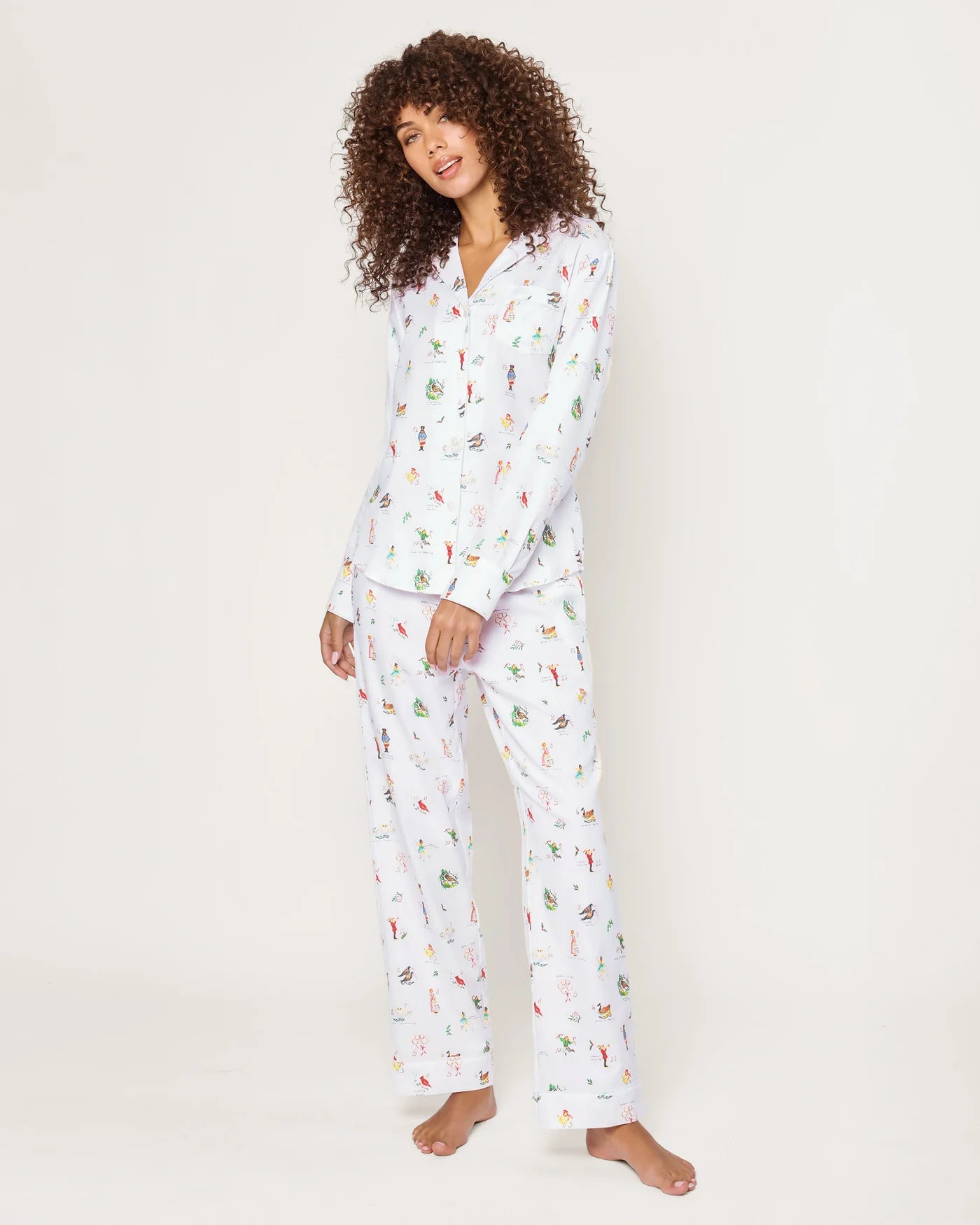 12 Days of Christmas Twill Pajama Set