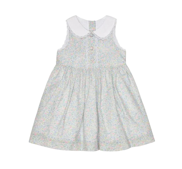 La Coqueta Light Blue Floral Aimee Dress