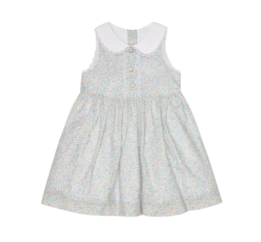 La Coqueta Light Blue Floral Aimee Dress