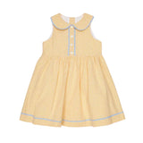 La Coqueta Yellow Gingham Aimee Dress