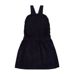 La Coqueta Navy Alexa Corduroy Pinafore Skirt