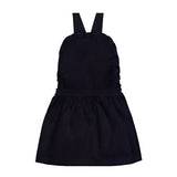 La Coqueta Navy Alexa Corduroy Pinafore Skirt