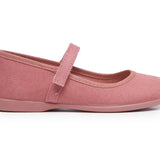 Children Chic Alma Rosewood Canvas Mary Janes