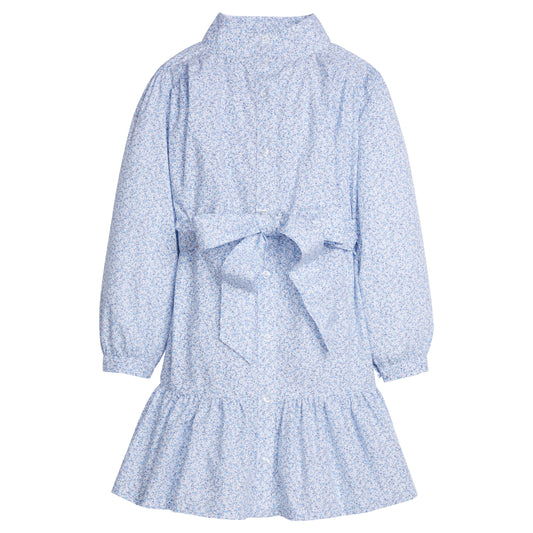 Little English Amore Dress- Blue Vinings